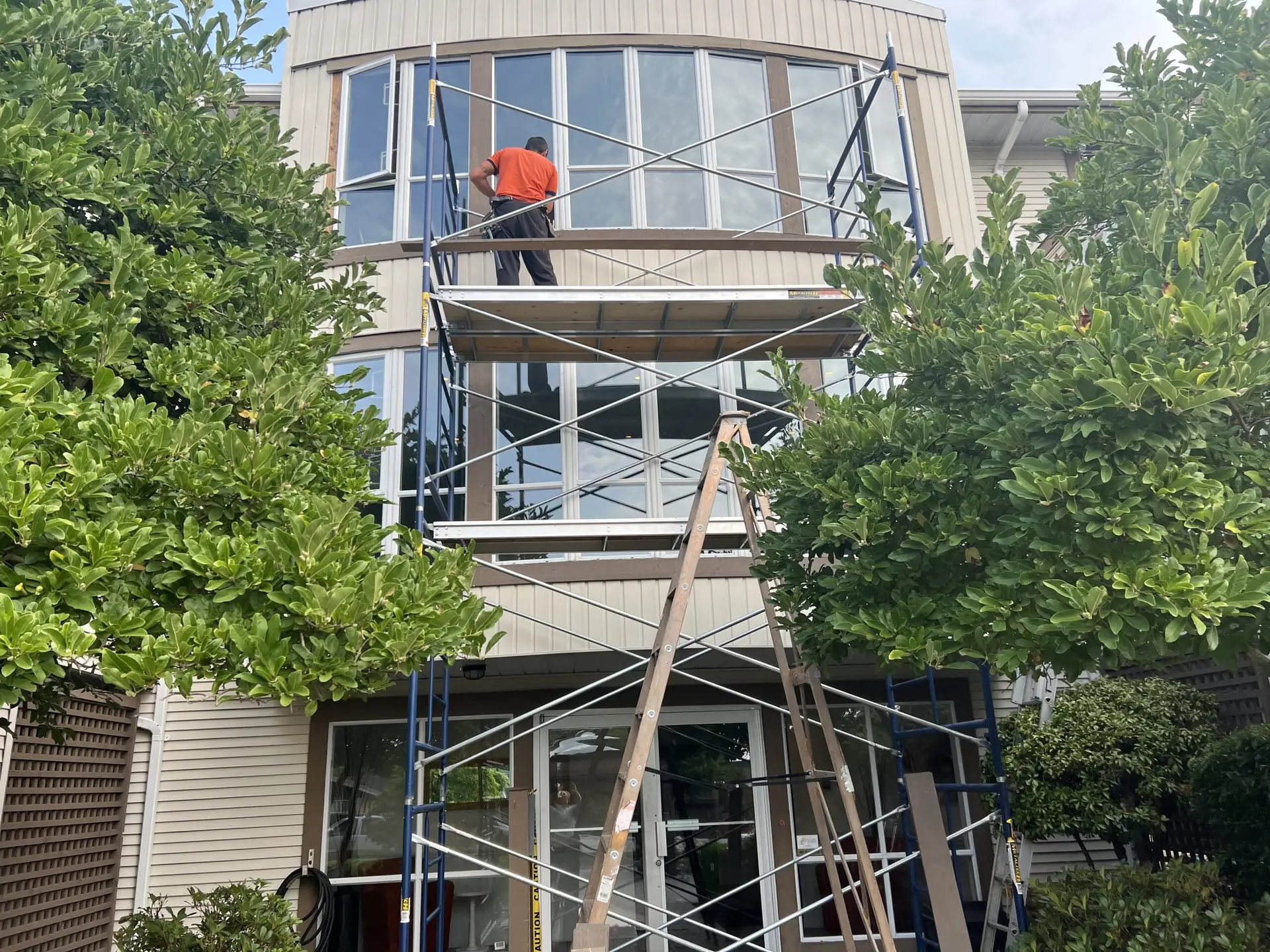 Example of Exterior fascia and trim repair service